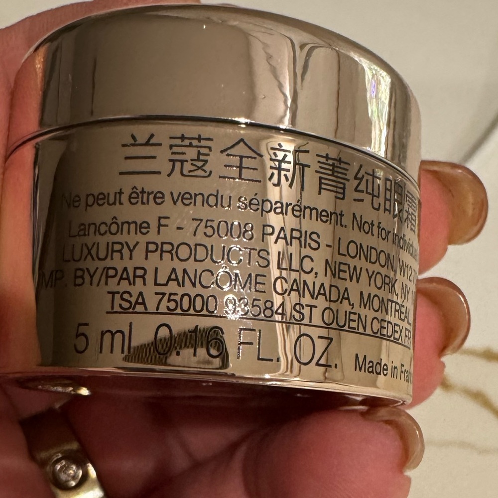 Lancome Absolue Eye Cream 5 ML - Luxurious Gold - Picture 10 of 10